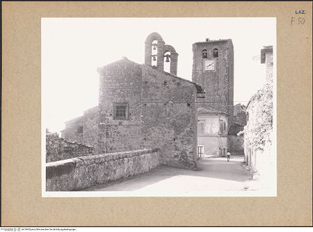 Vorderseite von Foto Marburg [https://www.deutsche-digitale-bibliothek.de/content/lizenzen/rv-ez/] Santa Maria dei Lumi - Ansicht von Nordwesten, bh129423_recto. Foto: Hutzel, Max.