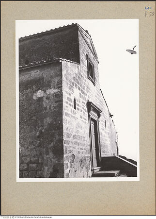 Vorderseite von Foto Marburg [https://www.deutsche-digitale-bibliothek.de/content/lizenzen/rv-ez/] Santa Maria dei LumiSüdostfassade - Schrägansicht, von Südwesten, bh129428_recto. Foto: Hutzel, Max.