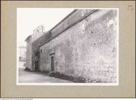 Vorderseite von Foto Marburg [https://www.deutsche-digitale-bibliothek.de/content/lizenzen/rv-ez/] Santa Maria dei Lumi - Südwestflanke, von Südosten, bh129431_recto. Foto: Hutzel, Max.