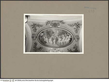 Vorderseite von Poensgen, Thomas [https://www.deutsche-digitale-bibliothek.de/content/lizenzen/rv-ez/] Maria im Kreis von Trinitariern und Engeln im Ordenshabit - , bh129568_recto. Foto.