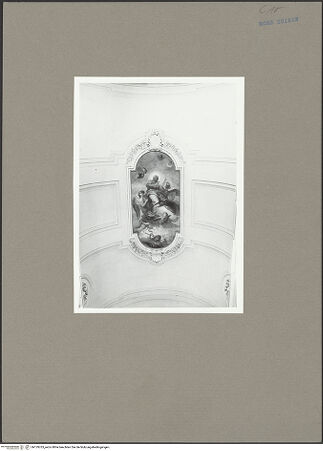 Vorderseite von Poensgen, Thomas [https://www.deutsche-digitale-bibliothek.de/content/lizenzen/rv-ez/] Der heilige Ambrosius erscheint den Gründern des Ordens der Trinitarier - , bh129763_recto. Foto.