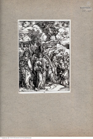 Vorderseite von Staatliche Graphische Sammlung, München [http://creativecommons.org/publicdomain/mark/1.0/] Engel aus der Apokalypse - , bh130319. Foto.