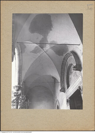 Vorderseite von Bibliotheca Hertziana [https://www.deutsche-digitale-bibliothek.de/content/lizenzen/rv-fz/] Cattedrale - Gewölbe, bh130411_recto. Foto: Mörsch.