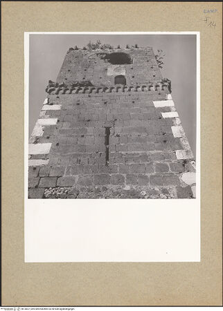 Vorderseite von Urban [https://www.deutsche-digitale-bibliothek.de/content/lizenzen/rv-ez/] San Pietro ad Montes - Ansicht von Westen (vor der Restaurierung), bh130427_recto. Foto: Urban, Thomas.