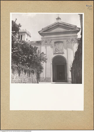 Vorderseite von Urban [https://www.deutsche-digitale-bibliothek.de/content/lizenzen/rv-ez/] Chiesa dei Cappuccini (ex Chiesa dei Gesuiti) - Fassade (Teilansicht), bh130437_recto. Foto: Urban, Thomas.