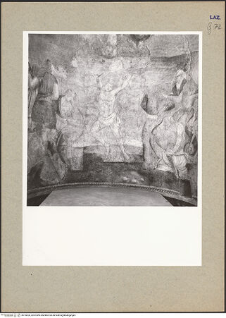 Vorderseite von Getty Research Institute [https://www.deutsche-digitale-bibliothek.de/content/lizenzen/rv-ez/] Martyrium des heiligen Sebastian und Heilige - Detail: Martyrium des heiligen Sebastian, bh130526_recto. Foto: Hutzel, Max.