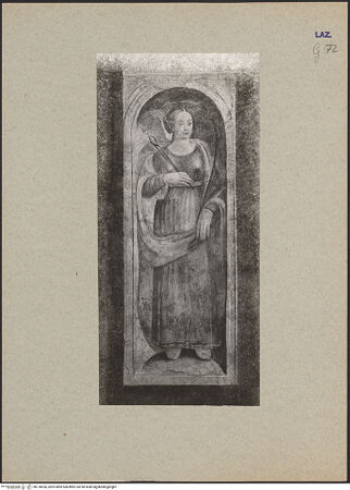 Vorderseite von Getty Research Institute [https://www.deutsche-digitale-bibliothek.de/content/lizenzen/rv-ez/] Martyrium des heiligen Sebastian und HeiligeHeilige Apollonia - Gesamtansicht, bh130536_recto. Foto: Hutzel, Max.