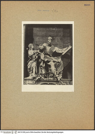 Vorderseite von (Bibliotheca Hertziana) [https://www.deutsche-digitale-bibliothek.de/content/lizenzen/rv-ez/] Gesamtansicht, bh131300_recto. Foto: Gramberg, Werner.