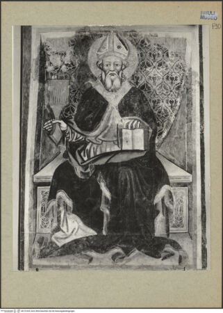 Vorderseite von Böhm [https://www.deutsche-digitale-bibliothek.de/content/lizenzen/rv-ez/] Der heilige Blasius - Gesamtansicht, bh131635_recto. Foto: Böhm, Osvaldo.