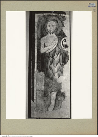 Vorderseite von Böhm [https://www.deutsche-digitale-bibliothek.de/content/lizenzen/rv-ez/] Der heilige Johannes der Täufer - Gesamtansicht, bh131636_recto. Foto: Böhm, Osvaldo.