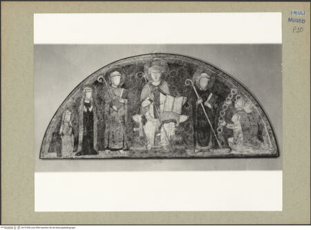 Vorderseite von Böhm [https://www.deutsche-digitale-bibliothek.de/content/lizenzen/rv-ez/] Der heilige Benedikt unter Heiligen - Gesamtansicht, bh131638_recto. Foto: Böhm, Osvaldo.