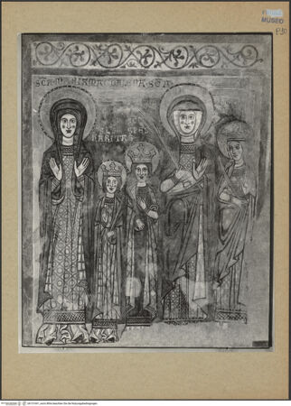 Vorderseite von Böhm [https://www.deutsche-digitale-bibliothek.de/content/lizenzen/rv-ez/] Die Heilige Maria Magdalena und Sophia mit Caritas, Spes und Fides - Gesamtansicht, bh131641_recto. Foto: Böhm, Osvaldo.