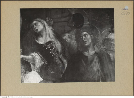 Vorderseite von ICCD [https://www.deutsche-digitale-bibliothek.de/content/lizenzen/rv-ez/] KreuzabnahmealtarKreuzabnahme - Detail: Maria Magdalena und Johannes, bh132402_recto. Foto.