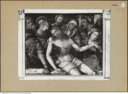 Vorderseite von ICCD [https://www.deutsche-digitale-bibliothek.de/content/lizenzen/rv-ez/] Beweinung Christi - Gesamtansicht (in situ), bh132739_recto. Foto.