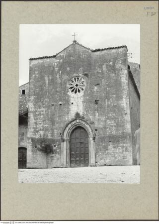 Vorderseite von Ranke [https://www.deutsche-digitale-bibliothek.de/content/lizenzen/rv-ez/] Santa MariaSüdwestfassade - Gesamtansicht, bh132846_recto. Foto: Ranke.