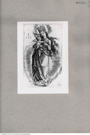 Vorderseite von  [http://creativecommons.org/publicdomain/mark/1.0/] Maria mit der Sternenkrone - , bh133157. Foto.