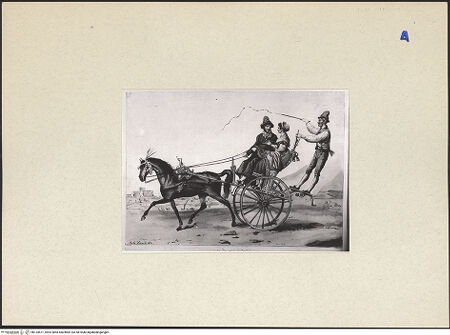 Vorderseite von ICCD [https://rightsstatements.org/page/CNE/1.0/] Napolitanische Kalesche - , bh134571_recto. Foto.