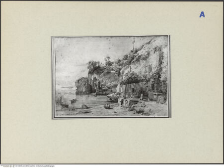 Vorderseite von ICCD [https://rightsstatements.org/page/CNE/1.0/] Osteria in Posillipo - , bh134605_recto. Foto.