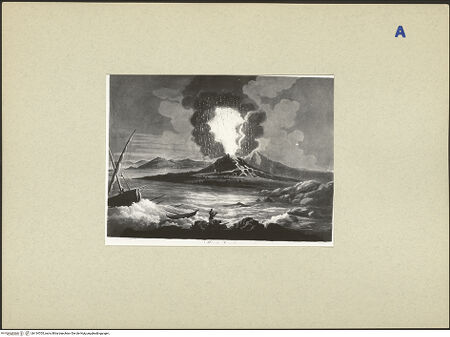 Vorderseite von ICCD [https://rightsstatements.org/page/CNE/1.0/] Vesuvausbruch - , bh134705_recto. Foto.