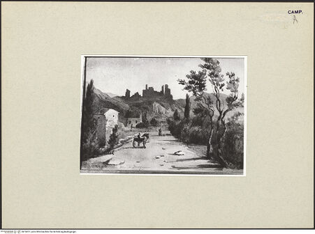 Vorderseite von ICCD [https://www.deutsche-digitale-bibliothek.de/content/lizenzen/rv-ez/] Mondragone - Gesamtansicht, bh134711_recto. Foto.