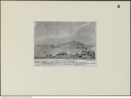 Vorderseite von ICCD [https://rightsstatements.org/page/CNE/1.0/] Veduten: Neapel und PozzuoliAnsicht von Neapel Richtung Westen - , bh134722_recto. Foto.