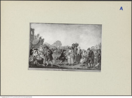 Vorderseite von ICCD [https://rightsstatements.org/page/CNE/1.0/] Volkstrachten aus der Gegend von Castrovillari in Kalabrien (Markt in Foggia) - , bh134774_recto. Foto.