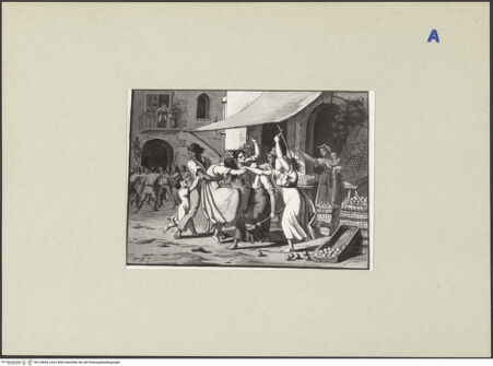 Vorderseite von ICCD [https://rightsstatements.org/page/CNE/1.0/] Rauferei unter Frauen - , bh134844_recto. Foto.