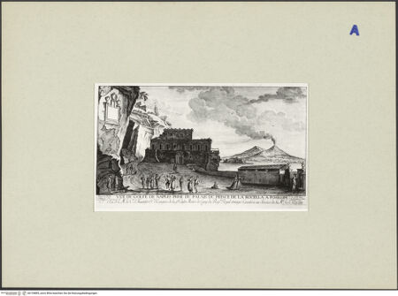 Vorderseite von ICCD [https://rightsstatements.org/page/CNE/1.0/] Blick auf den Golf von Neapel vom Palast des Fürsten della Roccella in Posillipo - , bh134883_recto. Foto.