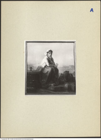 Vorderseite von ICCD [https://www.deutsche-digitale-bibliothek.de/content/lizenzen/rv-fz/] Die schöne Wasserträgerin - , bh134886_recto. Foto.