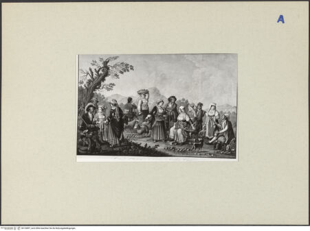 Vorderseite von ICCD [https://rightsstatements.org/page/CNE/1.0/] Volkstrachten aus der Gegend von Castrovillari in Kalabrien - , bh134897_recto. Foto.