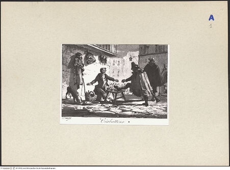 Vorderseite von ICCD [https://rightsstatements.org/page/CNE/1.0/] Der Schuster - , bh134942_recto. Foto.