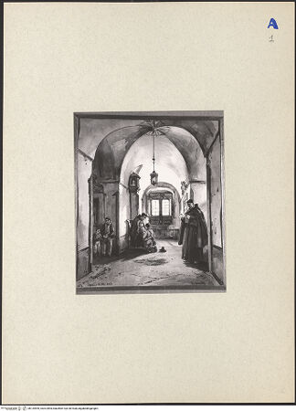 Vorderseite von ICCD [https://rightsstatements.org/page/CNE/1.0/] Im Kapuzinerkloster in Capaccio - , bh134954_recto. Foto.