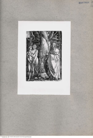 Vorderseite von  [http://creativecommons.org/publicdomain/mark/1.0/] Adam und Eva mit Gottvater - , bh135012. Foto.