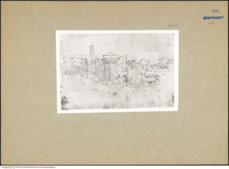 Vorderseite von Staatsgalerie Stuttgart [https://www.deutsche-digitale-bibliothek.de/content/lizenzen/rv-ez/] Kloster Santi Giovanni e Paolo Monte Celio Rom - , bh135219_recto. Foto.