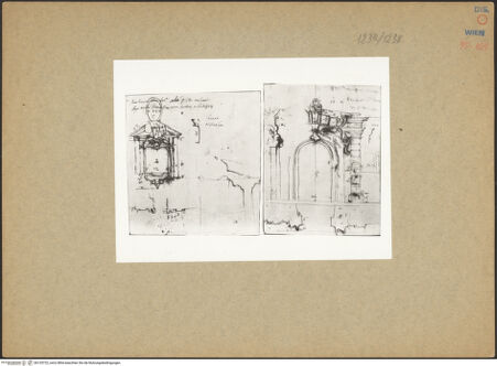 Vorderseite von Graphische Sammlung Albertina [https://www.deutsche-digitale-bibliothek.de/content/lizenzen/rv-ez/] Zwei Blätter - , bh135722_recto. Foto.
