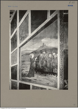 Vorderseite von Sopr.Mon.Laz. [https://www.deutsche-digitale-bibliothek.de/content/lizenzen/rv-ez/] Szenen aus dem Leben der heiligen Katharina von AlexandrienDisput der heiligen Katharina mit fünfzig Philosophen im Beisein des Kaisers Maxentius - Detail: Verbrennung der Gelehrten, bh136227_recto. Foto.