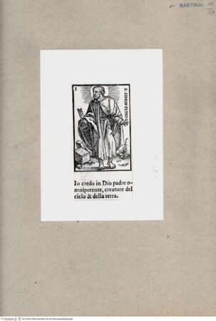 Vorderseite von  [http://creativecommons.org/publicdomain/mark/1.0/] Heiliger Petrus - , bh136553. Foto.