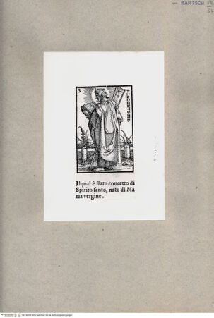 Vorderseite von  [http://creativecommons.org/publicdomain/mark/1.0/] Heiliger Jakobus - , bh136555. Foto.