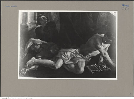 Vorderseite von ICCD [https://www.deutsche-digitale-bibliothek.de/content/lizenzen/rv-ez/] Szenen aus dem Leben des heiligen AugustinusAugustinus kämpft gegen die Häresie - Detail, unten: Personifikationen der Häresie, bh137357_recto. Foto.