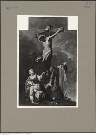 Vorderseite von ICCD [https://www.deutsche-digitale-bibliothek.de/content/lizenzen/rv-ez/] Die Kreuzigung Christi - Gesamtansicht, bh137362_recto. Foto.