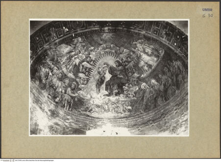 Vorderseite von ICCD [https://www.deutsche-digitale-bibliothek.de/content/lizenzen/rv-ez/] Szenen aus dem Leben der Maria und HeiligeMaria wird von Christus gekrönt - Gesamtansicht, bh137499_recto. Foto.