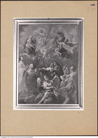 Vorderseite von ICCD [https://www.deutsche-digitale-bibliothek.de/content/lizenzen/rv-ez/] Versammlung der Heiligen - , bh137828_recto. Foto.