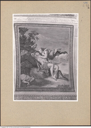 Vorderseite von ICCD [https://www.deutsche-digitale-bibliothek.de/content/lizenzen/rv-ez/] Szenen aus der Geschichte der DianaDiana besucht den schlafenden Endymion - Gesamtansicht, bh137852_recto. Foto.