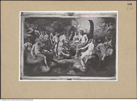 Vorderseite von ICCD [https://www.deutsche-digitale-bibliothek.de/content/lizenzen/rv-ez/] Szenen aus dem Mythos der PsycheDie olympischen Götter - Detail: Die olympischen Götter, bh137854_recto. Foto.