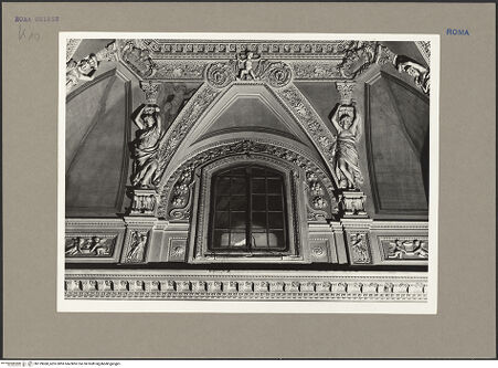 Vorderseite von unbekannt [https://rightsstatements.org/page/CNE/1.0/] Stuckdekoration des Gewölbes - Wölbung mit Stichkappe und Stuckdekoration, bh139068_recto. Foto: Rigamonti.