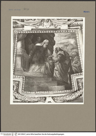 Vorderseite von Rigamonti [http://creativecommons.org/licenses/by-nc-sa/4.0/] Gewölbedekoration mit Szenen aus dem Marienleben und musizierenden EngelnTempelgang Mariens - Gesamtansicht, bh139627_recto. Foto: Rigamonti, Franco.