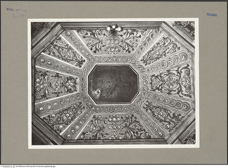 Vorderseite von Bibliotheca Hertziana [https://www.deutsche-digitale-bibliothek.de/content/lizenzen/rv-fz/] Santa Maria in VallicellaCappella di San Filippo Neri - Vorraum, Decke, bh139968_recto. Foto: Rigamonti.