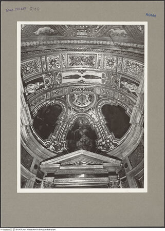Vorderseite von Bibliotheca Hertziana [https://www.deutsche-digitale-bibliothek.de/content/lizenzen/rv-fz/] Santa Maria in VallicellaCappella della Pietà - Detail: Gewölbe, bh139970_recto. Foto: Rigamonti.