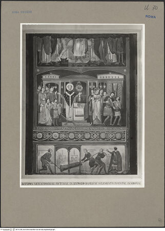 Vorderseite von ICCD [https://www.deutsche-digitale-bibliothek.de/content/lizenzen/rv-ez/] Die Messe des heiligen Klemens - , bh141258_recto. Foto.