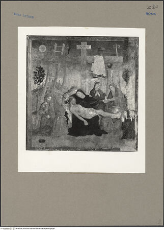 Vorderseite von ICCD [https://www.deutsche-digitale-bibliothek.de/content/lizenzen/rv-ez/] Kreuzabnahme - Gesamtansicht, bh142349_recto. Foto.